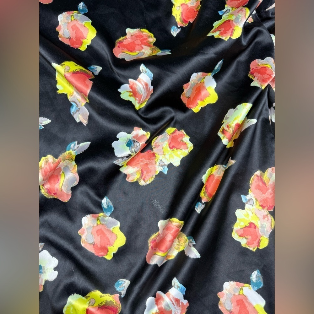 Heidi klum Satin Floral Eau De Intimate Robe Slip Set Size Medium - Picture 8 of 11